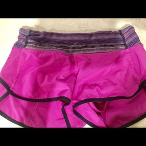 Lululemon speed up shorts - sz 4
